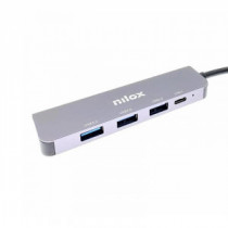 Meta title-NILOX HUB USB C 3XUSB 3.0 1XUSBC ANDORRA , Accesorios Portátil ANDORRA , Dispositivos USB ANDORRA , 8431775035812 AND