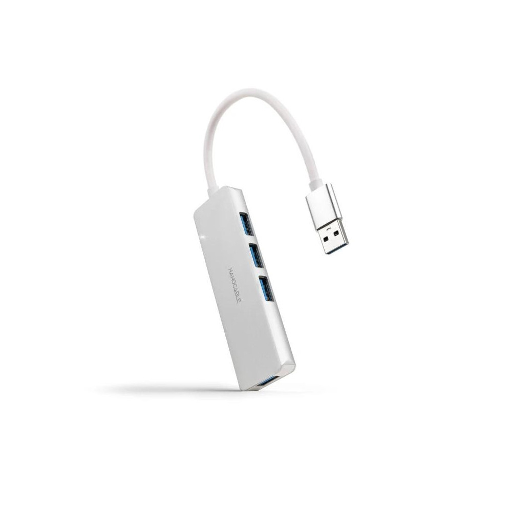 Meta title-NANOCABLE HUB USB 3.0 4 X USB 3.0 10CM. GRIS ANDORRA , Accesorios Portátil ANDORRA , Dispositivos USB ANDORRA , 84332