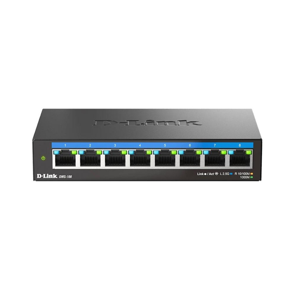 Meta title-D-LINK DMS-108 8X2.5MGB UNMANAGED SWITCH ANDORRA , Switches y Puntos acceso ANDORRA , Switches sobremesa ANDORRA , 07