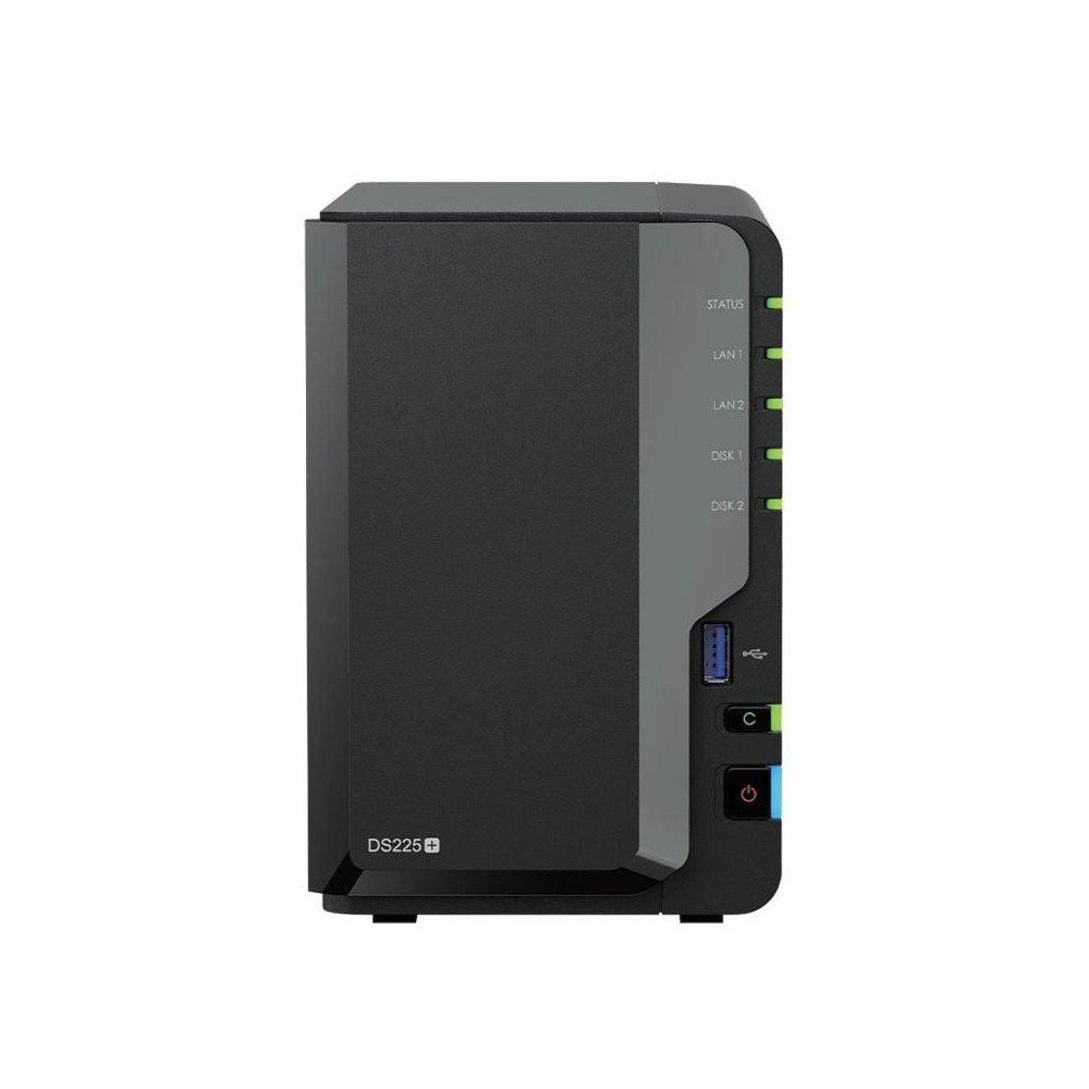 Meta title-SYNOLOGY DS225+ NAS 2BAY DISKSTATION 1X2.5GB 1XGB ANDORRA , Almacenamiento en red ANDORRA , Almacenamiento Sobremesa 
