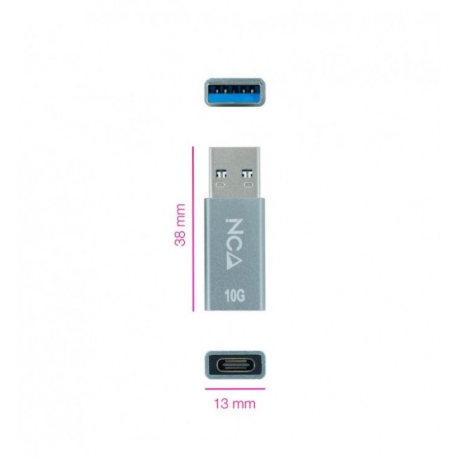 NANOCABLE ADAPTADOR USB-A -...