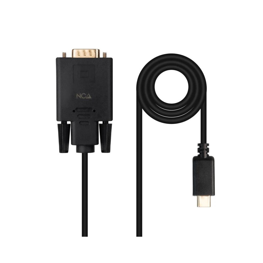 Meta title-NANOCABLE CABLE CONVERSOR USB-C - M A VGA - M 1.8 M ANDORRA , Accesorios PC y TPV ANDORRA , Cables y Accesorios PC AN