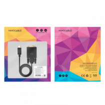 Meta title-NANOCABLE CABLE CONVERSOR USB-C - M A VGA - M 1.8 M ANDORRA , Accesorios PC y TPV ANDORRA , Cables y Accesorios PC AN