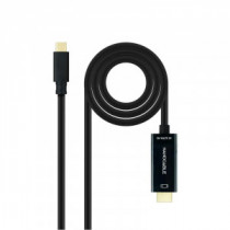 Meta title-NANOCABLE CONVERSOR USB-C - M-HDMI - M. NEGRO. 5 M ANDORRA , Accesorios PC y TPV ANDORRA , Cables y Accesorios PC AND