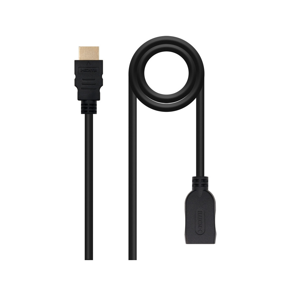 Meta title-NANOCABLE CABLE HDMI PROLONGADOR V2.0  1M ANDORRA , Accesorios Imagen y Sonido ANDORRA , Cable - Conector Imagen - So