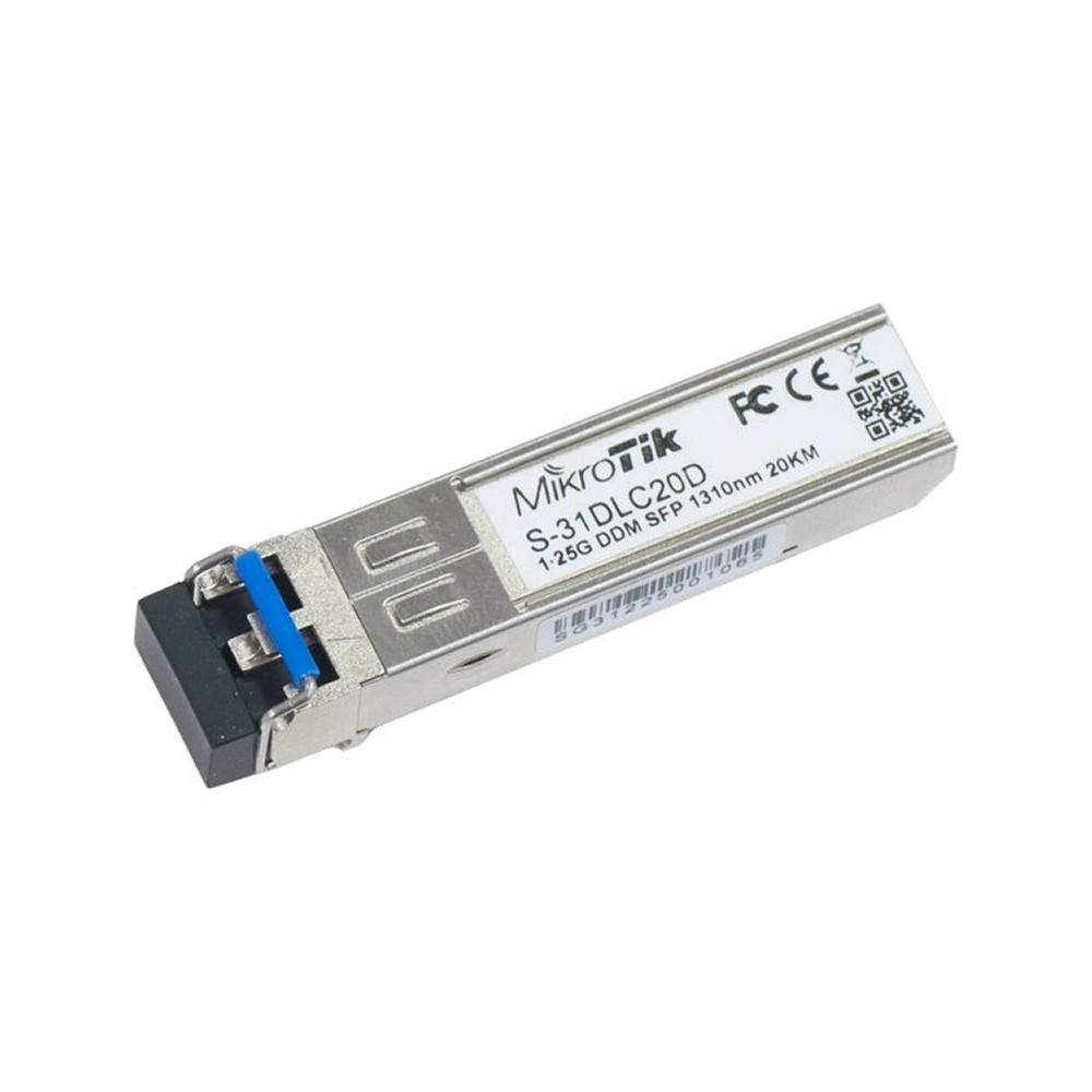 Meta title-MIKROTIK S-31DLC20D MODULO SFP MONO MODO 20KM ANDORRA , Adaptadores red ANDORRA , Red cableada ANDORRA , 261000000241