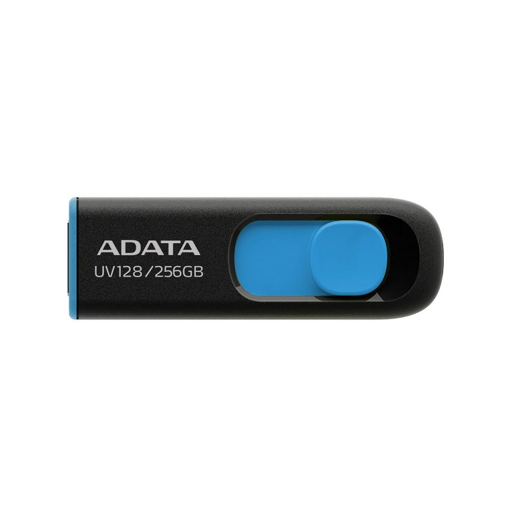 Meta title-ADATA LAPIZ USB UV128 256GB USB 3.2 NEGRO/AZUL ANDORRA , Almacenamiento externo ANDORRA , L piz USB ANDORRA , 4710273