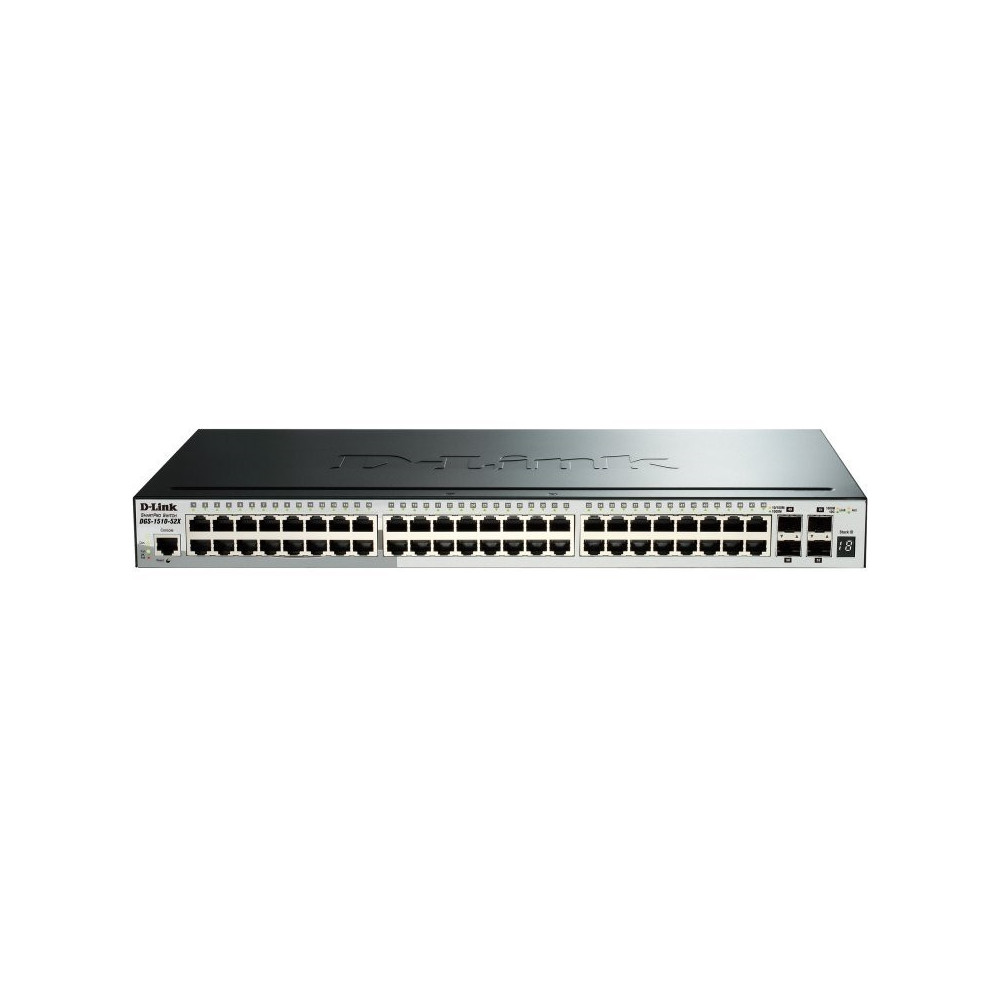 Meta title-D-LINK DGS-1510-52X/E SWITCH L2 48XGB 4X10GB SFP+ ANDORRA , Switches y Puntos acceso ANDORRA , Switches armario ANDOR