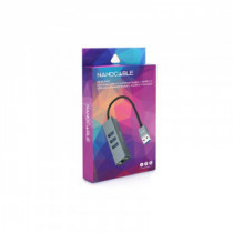 Meta title-NANOCABLE CONVERSOR USB 3.0 ETHERNET + 3XUSB 3.0 ANDORRA , Accesorios Redes ANDORRA , Herramientas - Conectores Redes