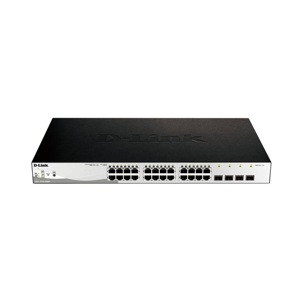 Meta title-D-LINK DGS-1210-28MP/E SWITCH 24XGB POE+ 4XSFP COM ANDORRA , Switches y Puntos acceso ANDORRA , Switches armario ANDO