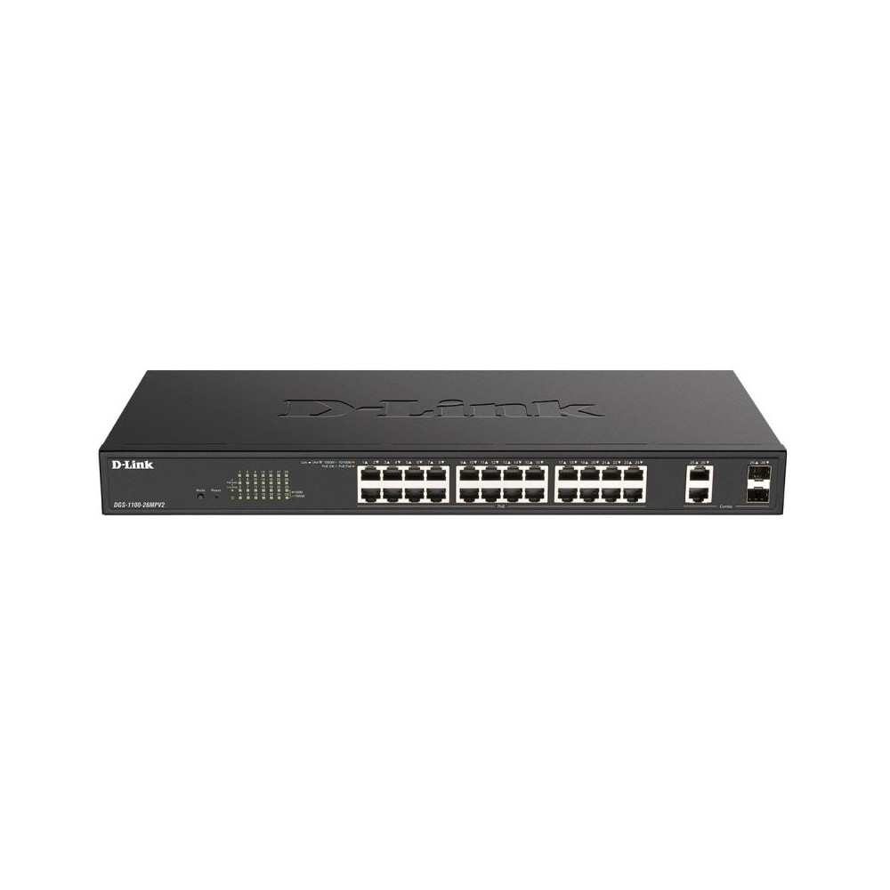 Meta title-D-LINK DGS-1100-26MPV2/E SWITCH 24XPOE+ 2XSFP COMB ANDORRA , Switches y Puntos acceso ANDORRA , Switches armario ANDO