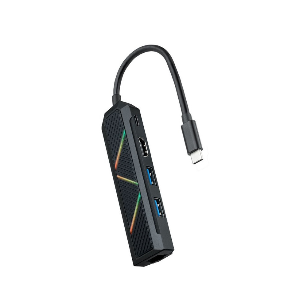 Meta title-NANOCABLE HUB USB-C 5 EN 1 USB-A+USB-C+HDMI+RJ45 ANDORRA , Accesorios Imagen y Sonido ANDORRA , Cable - Conector Imag