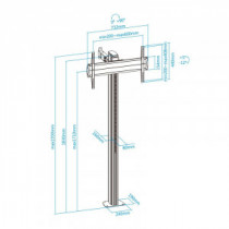 Meta title-TOOQ FS2270M-B SOPORTE SUELO FIJO  37-70'' ANDORRA , Accesorios Imagen y Sonido ANDORRA , Accesorios Televisi n - Mon