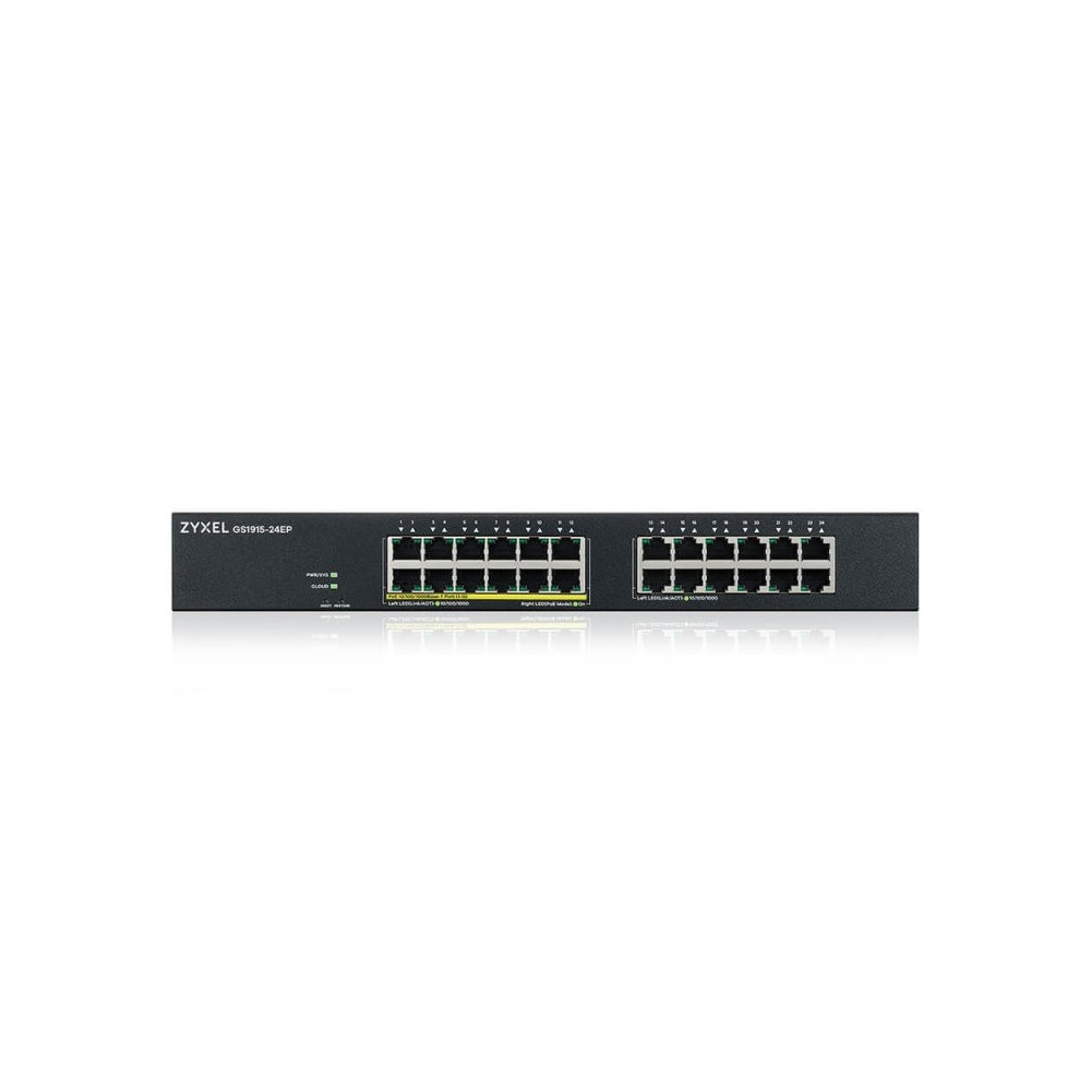 Meta title-ZYXEL GS1915-24EP SWITCH 24XGBE (12 POE) 130W NEB ANDORRA , Switches y Puntos acceso ANDORRA , Switches armario ANDOR