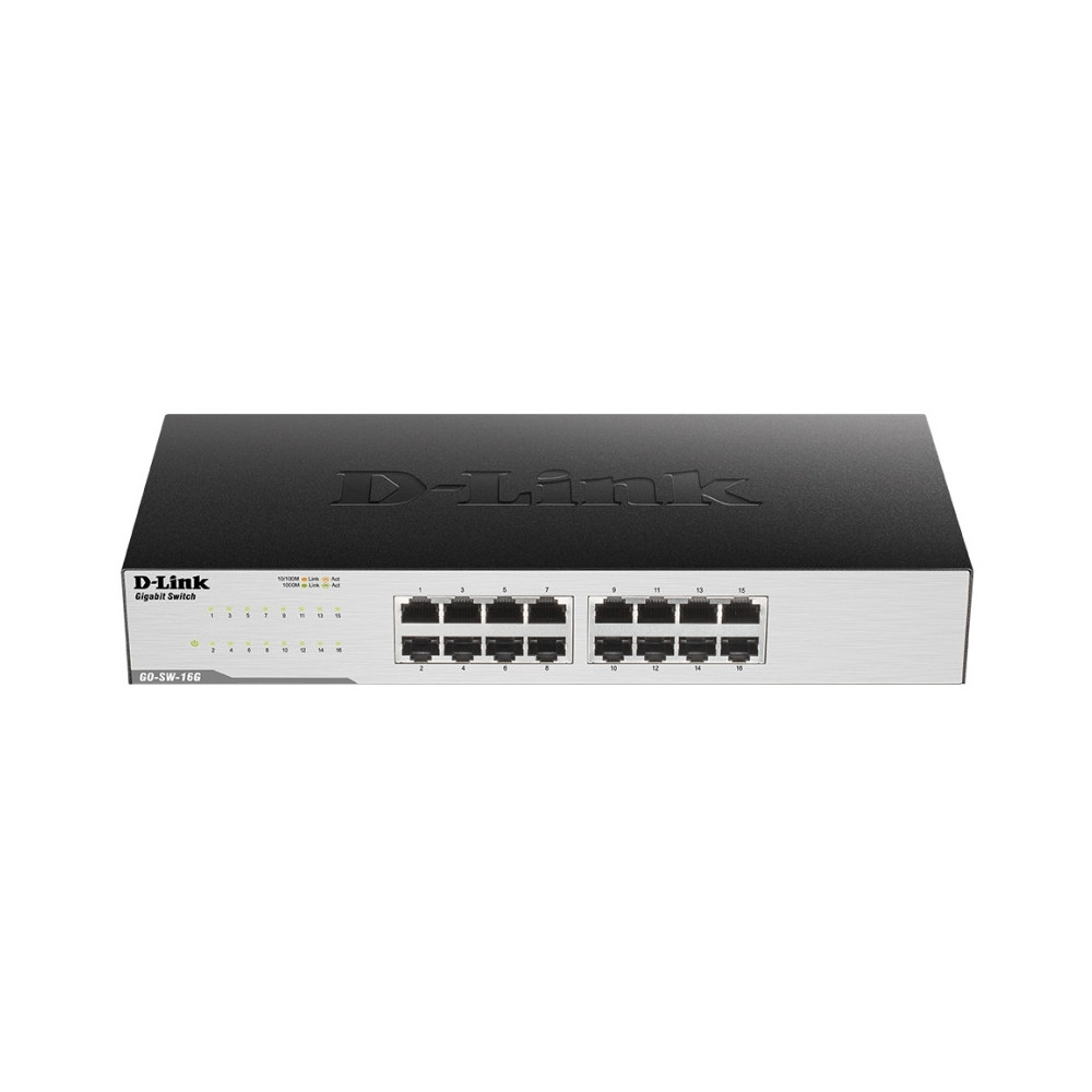 Meta title-D-LINK GO-SW-16G SWITCH 16XGB METAL ANDORRA , Switches y Puntos acceso ANDORRA , Switches sobremesa ANDORRA , 0790069
