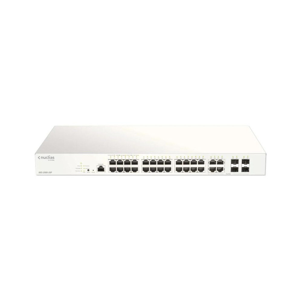 Meta title-D-LINK DBS-2000-28P/E 28XGB POE+ SWITCH 193W 1Y ANDORRA , Switches y Puntos acceso ANDORRA , Switches armario ANDORRA