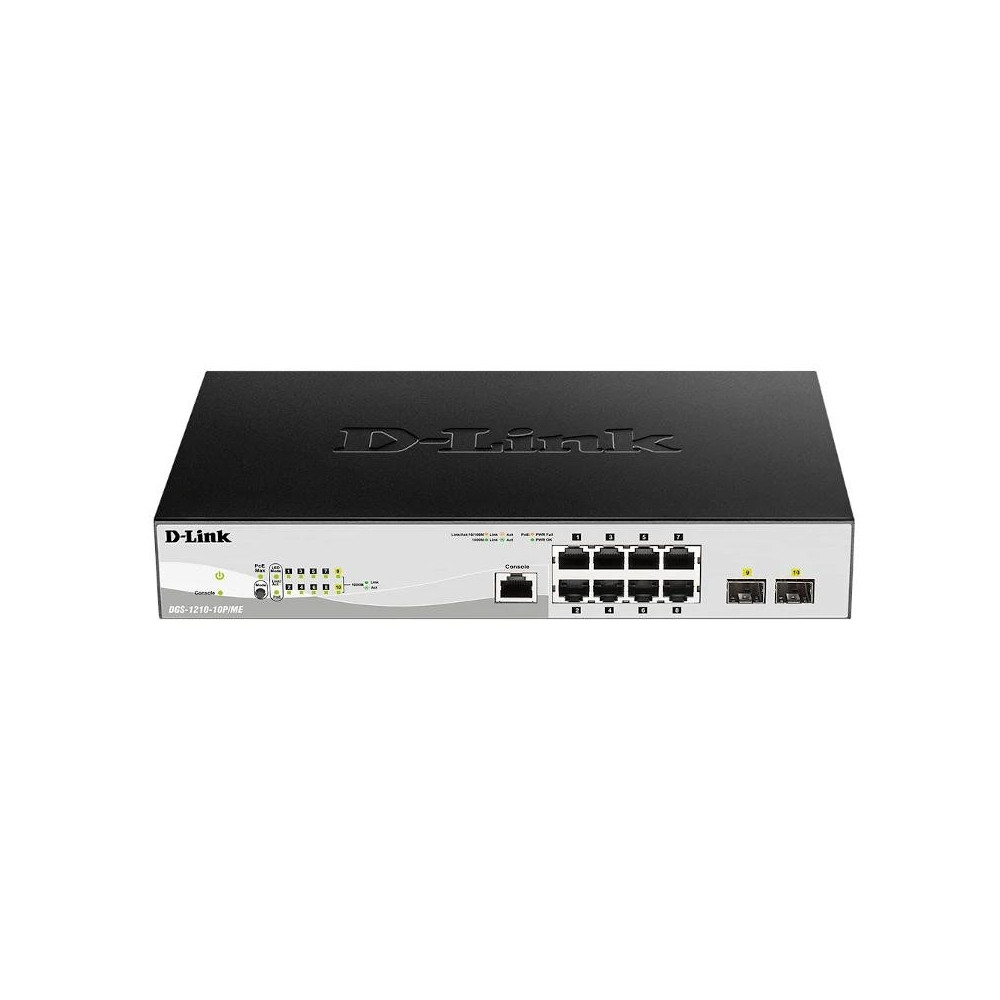 Meta title-D-LINK DGS-1210-10P/ME/E 10XGB POE+ SWITCH 2XC ANDORRA , Switches y Puntos acceso ANDORRA , Switches sobremesa ANDORR