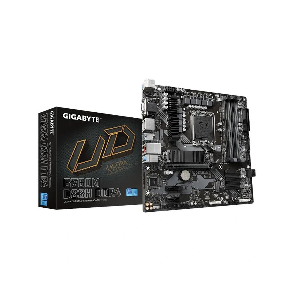 Meta title-GIGABYTE PLACA BASE B760M DS3H DDR4  MATX LGA1700 ANDORRA , Placas base ANDORRA , Intel socket 1700 ANDORRA , 4719331