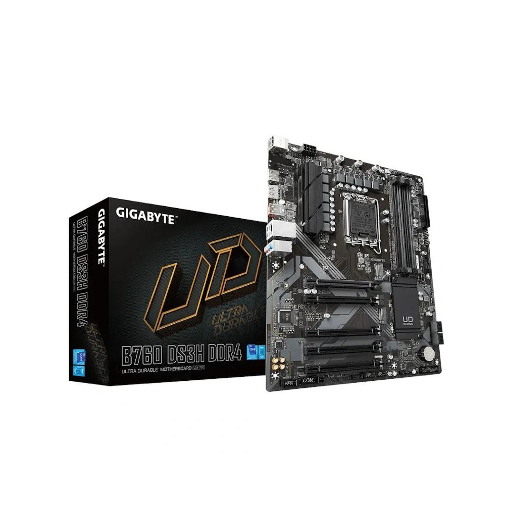 Meta title-GIGABYTE PLACA BASE B760 DS3H DDR4 ATX 1700 ANDORRA , Placas base ANDORRA , Intel socket 1700 ANDORRA , 4719331850746