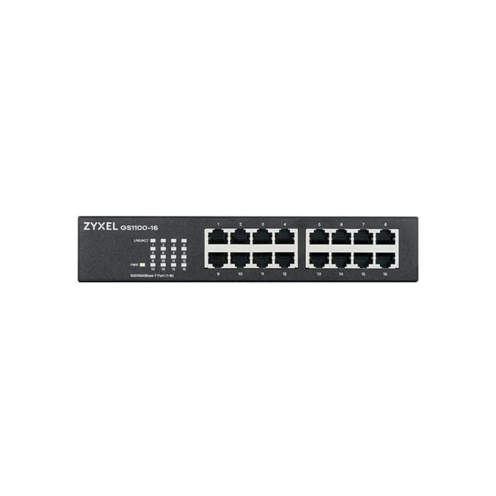 Meta title-ZYXEL GS1100-16 V3 SWITCH 16XGBE NO GEST DESK/RACK ANDORRA , Switches y Puntos acceso ANDORRA , Switches sobremesa AN
