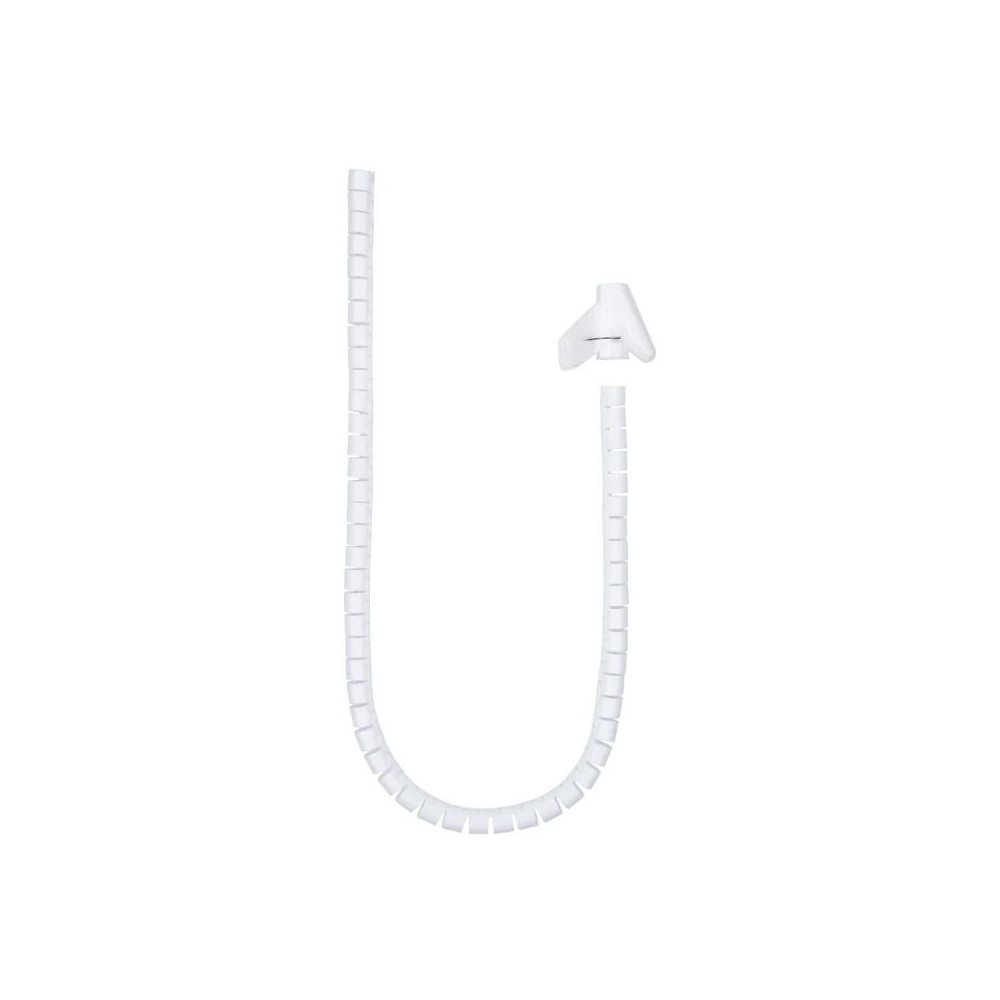 Meta title-NANOCABLE ORGANIZADOR CABLES FLEX. 25MM 1 M BLANCO ANDORRA , Accesorios PC y TPV ANDORRA , Cables y Accesorios PC AND