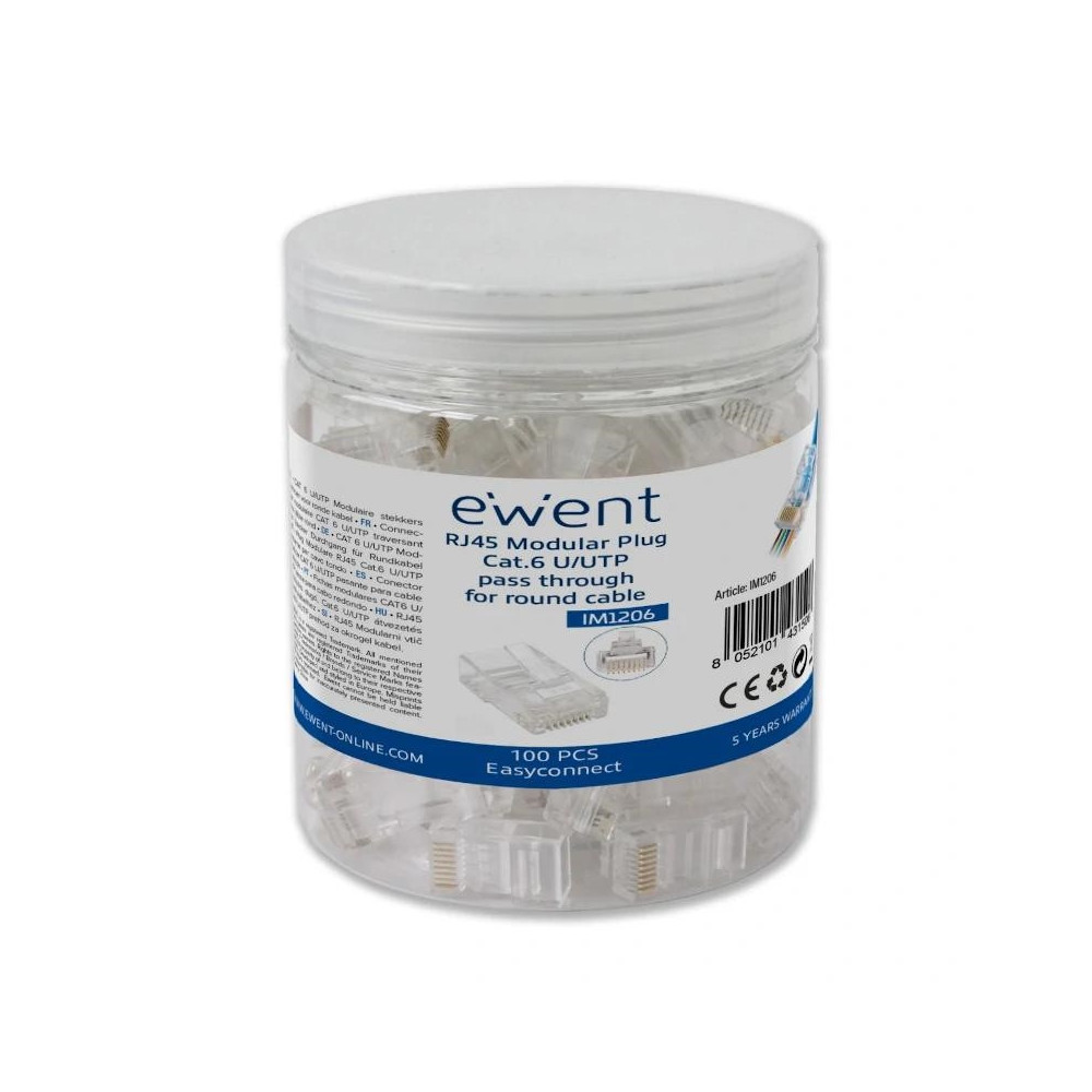 Meta title-EWENT EASYCONNECT MODULAR CAT 6 U/UTP, 100PCS ANDORRA , Accesorios Redes ANDORRA , Herramientas - Conectores Redes AN