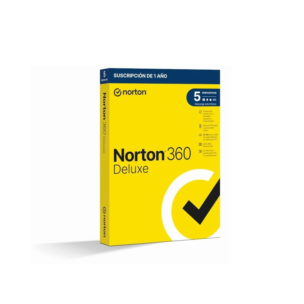 Meta title-NORTON 360 DELUXE 50GB ES 1US 5 DISPOSITIVOS 1A ANDORRA , Antivirus - Antispam ANDORRA , Antivirus hogar ANDORRA , 53