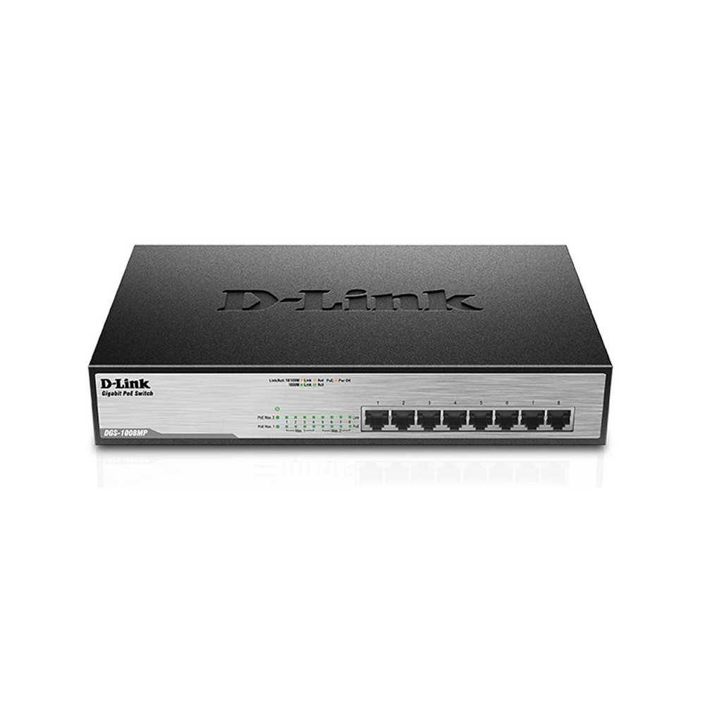 Meta title-D-LINK DGS-1008MP SWITCH 8XGB POE ANDORRA , Switches y Puntos acceso ANDORRA , Switches sobremesa ANDORRA , 079006942