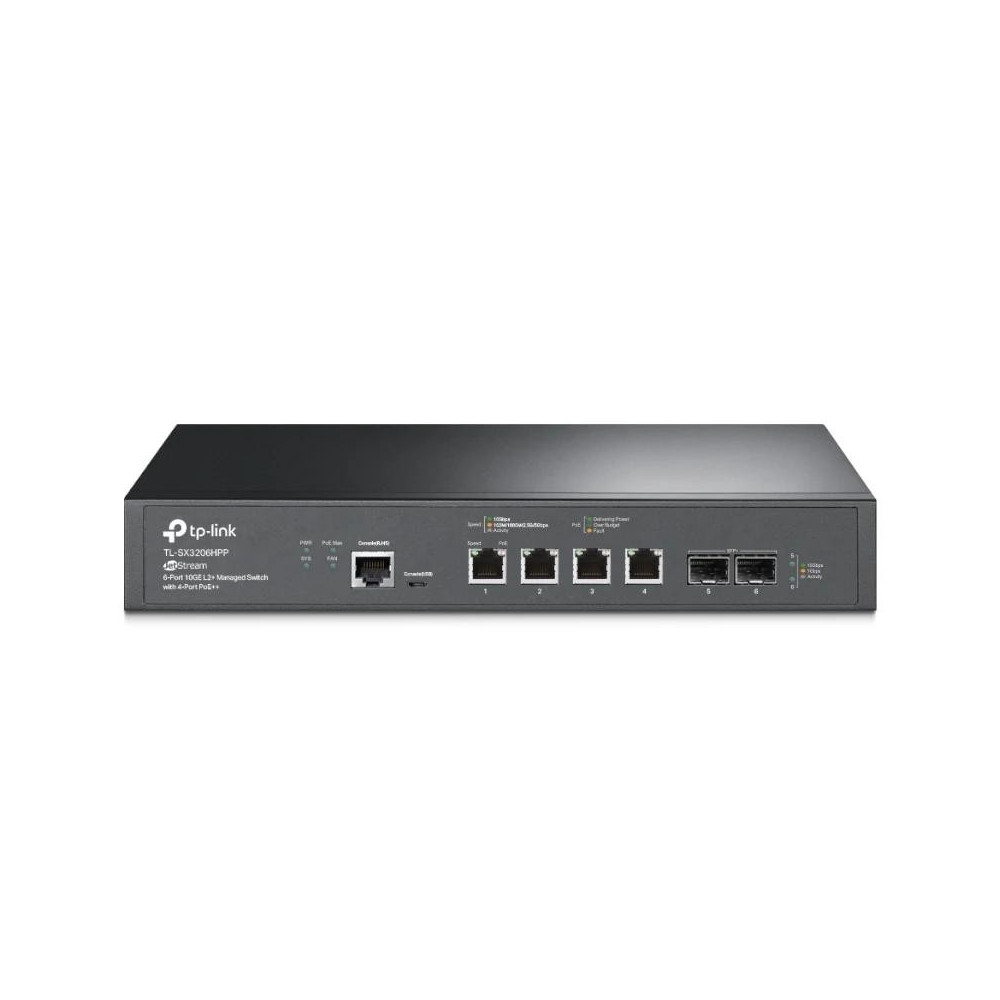 Meta title-TP-LINK SX3206HPP SWITCH 4X10G POE++ 2X10GB SFP ANDORRA , Switches y Puntos acceso ANDORRA , Switches armario ANDORRA