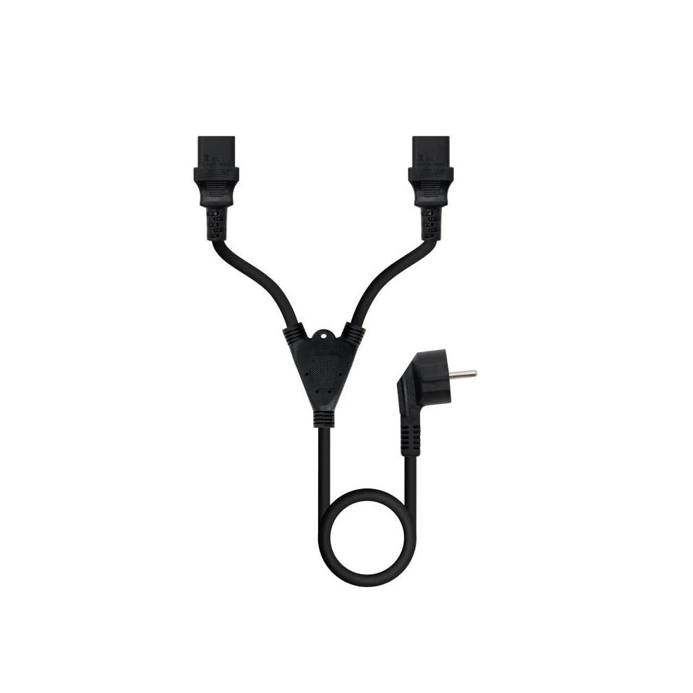 Meta title-NANOCABLE CABLE ALIMENT. CEE7/M A 2XC13/H 1,8M ANDORRA , Accesorios PC y TPV ANDORRA , Cables y Accesorios PC ANDORRA