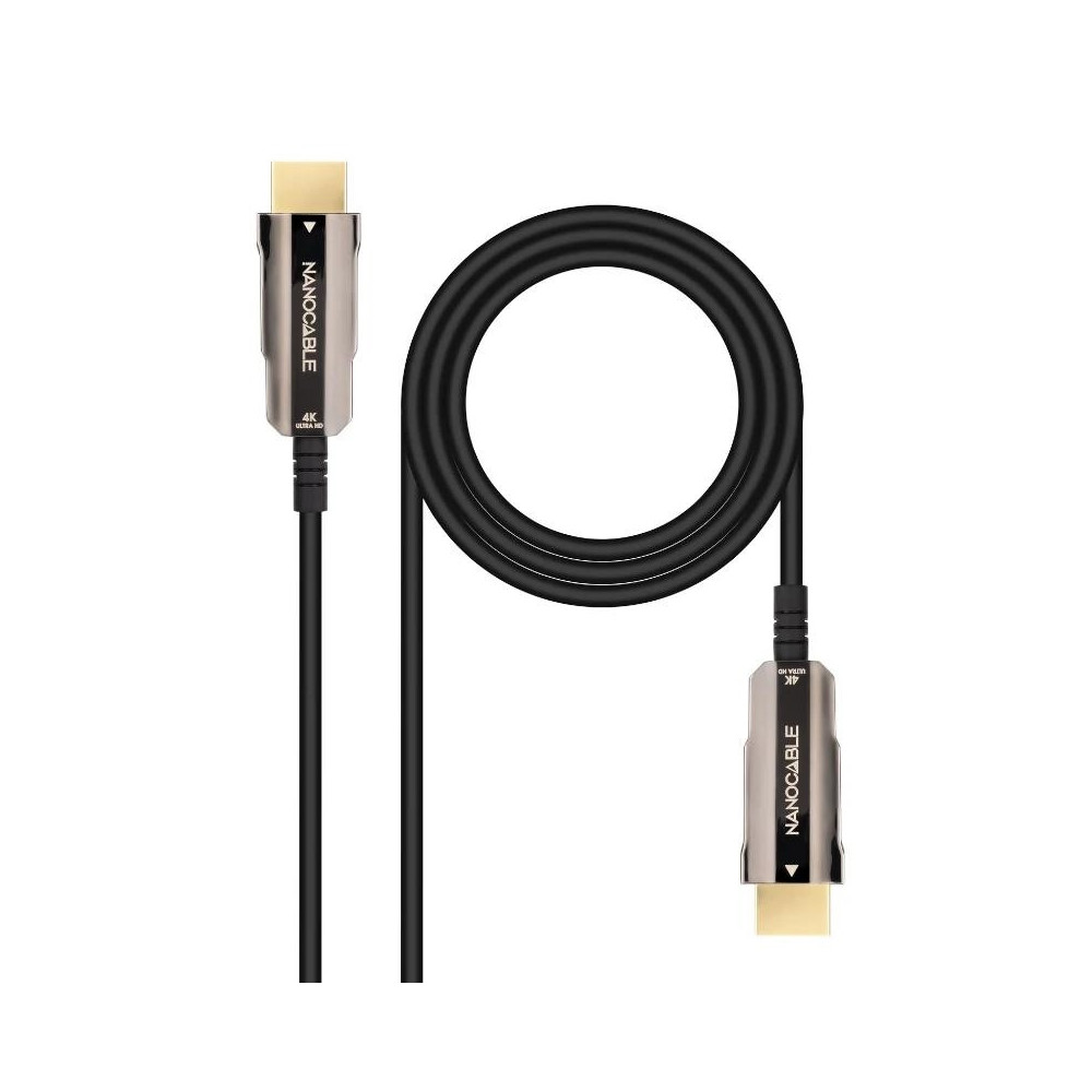 Meta title-NANOCABLE CABLE HDMI V2.0 AOC 4K@60HZ 18GBP 10 M ANDORRA , Accesorios Imagen y Sonido ANDORRA , Cable - Conector Imag