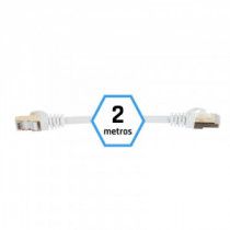 Meta title-IGGUAL LATIGUILLO CAT7 SFTP LSZH 2 METROS BLANCO ANDORRA , Accesorios Redes ANDORRA , Herramientas - Conectores Redes