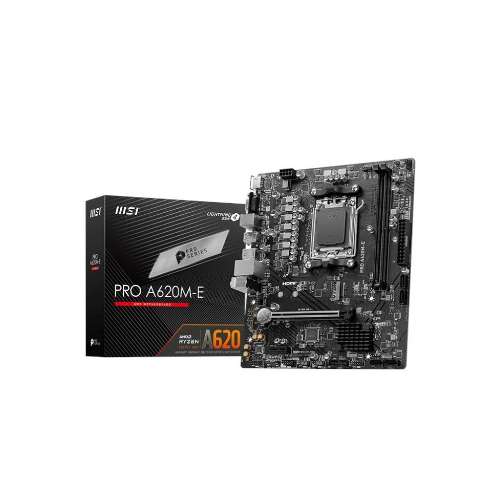 Meta title-MSI PLACA BASE PRO A620M-E MATX AM5 ANDORRA , Placas base ANDORRA , AMD socket AM5 ANDORRA , 4711377093804 ANDORRA , 