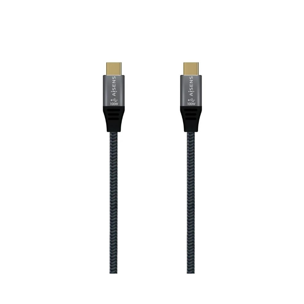 Meta title-AISENS CABLE USB3.2 GEN2X2 5A E-MARK CM-CM GRIS 2M ANDORRA , Accesorios PC y TPV ANDORRA , Cables y Accesorios PC AND
