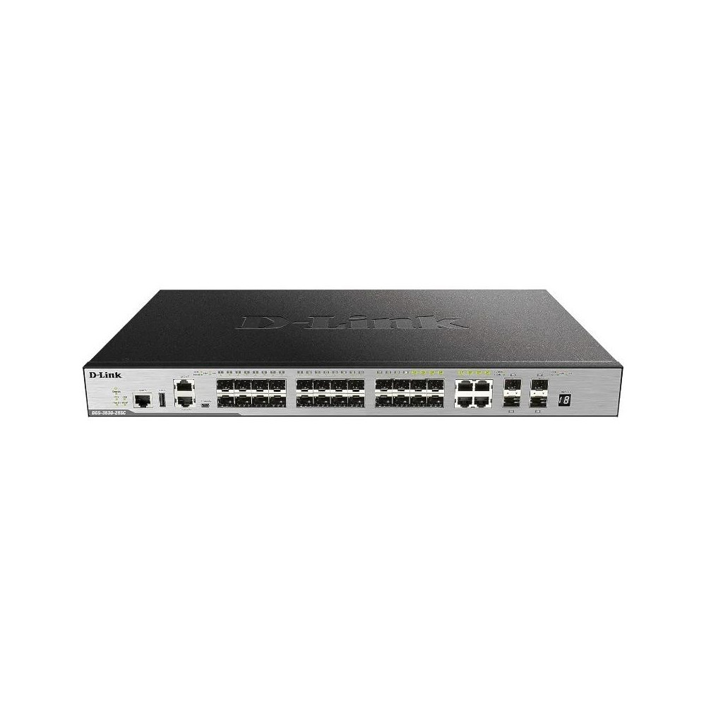 Meta title-D-LINK DGS-3630-28SC/SI SWITCH L3 24XSFP 4X10GBE ANDORRA , Switches y Puntos acceso ANDORRA , Switches armario ANDORR