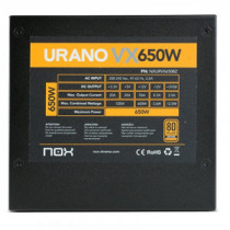 Meta title-NOX FUENTE ALIMENTACIÓN URANO VX 650W 80+ BRONZE ANDORRA , Cajas y fuentes ANDORRA , Fuentes desde 600W ANDORRA , 843