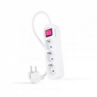 Meta title-NANOCABLE REGLETA 3 TOMAS INTERRUPTOR BLANCO ANDORRA , Accesorios El ctricos ANDORRA , Regletas ANDORRA , 84332810139