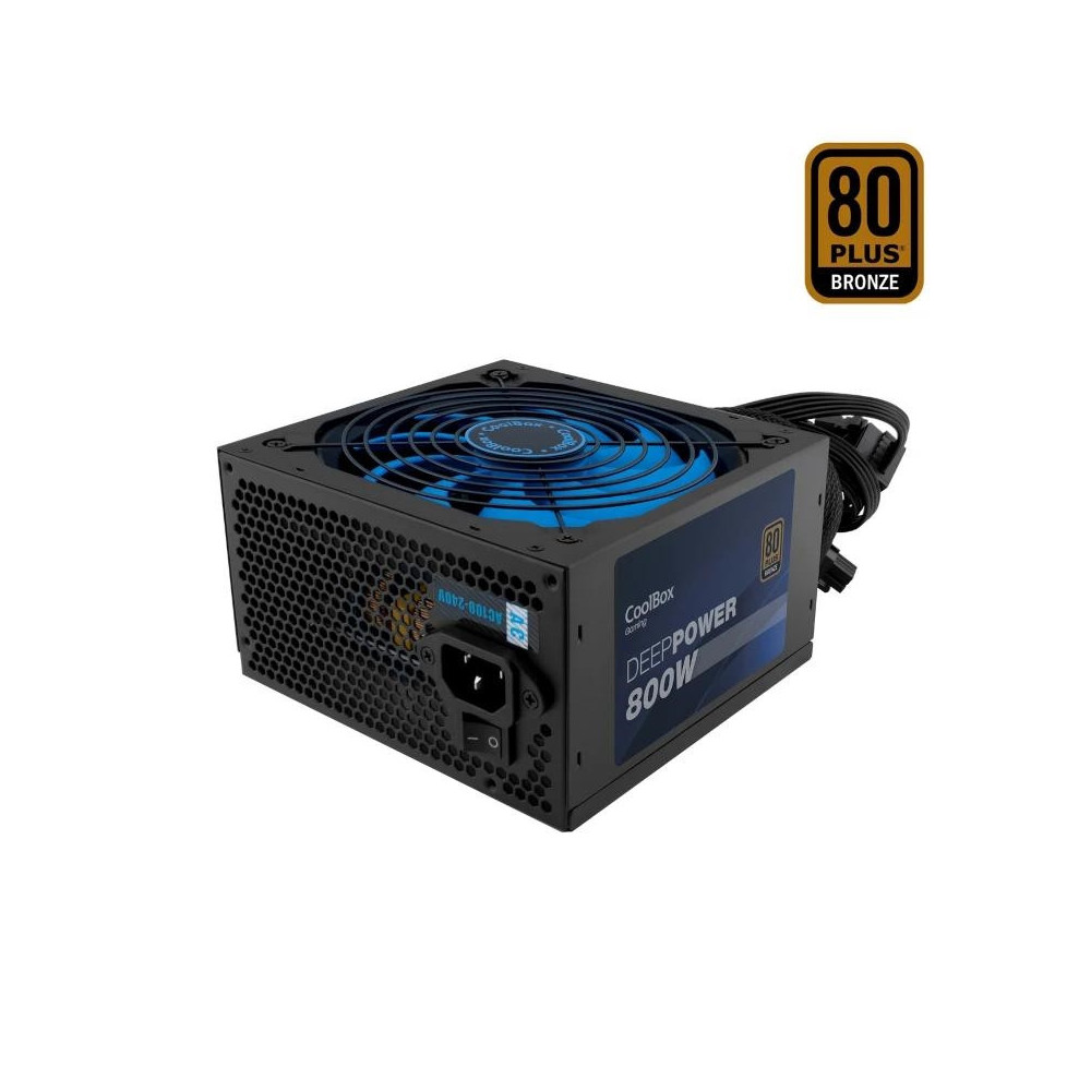 Meta title-COOLBOX GAMING  FUENTE ALIMENTACION 800W 80+ BRONZ ANDORRA , Cajas y fuentes ANDORRA , Fuentes desde 600W ANDORRA , 8