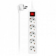 Meta title-EWENT EW3916  REGLETA 5 TOMAS / 1 INTERRUPTOR 1.5M ANDORRA , Accesorios Eléctricos ANDORRA , Regletas ANDORRA , 80543