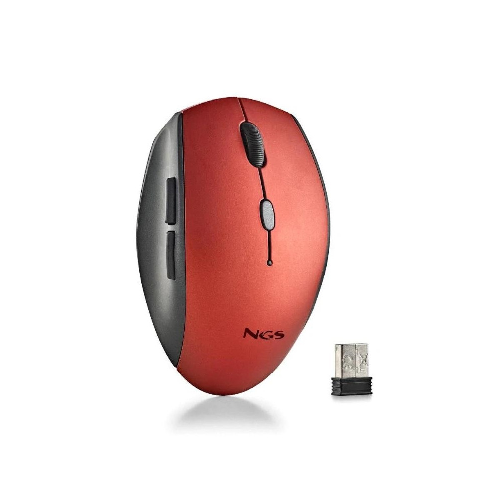 Meta title-NGS RATON INALAMBRICO CON TECLAS SILENCIOSAS ROJO ANDORRA , Teclados y ratones ANDORRA , Ratones inal mbricos ANDORRA