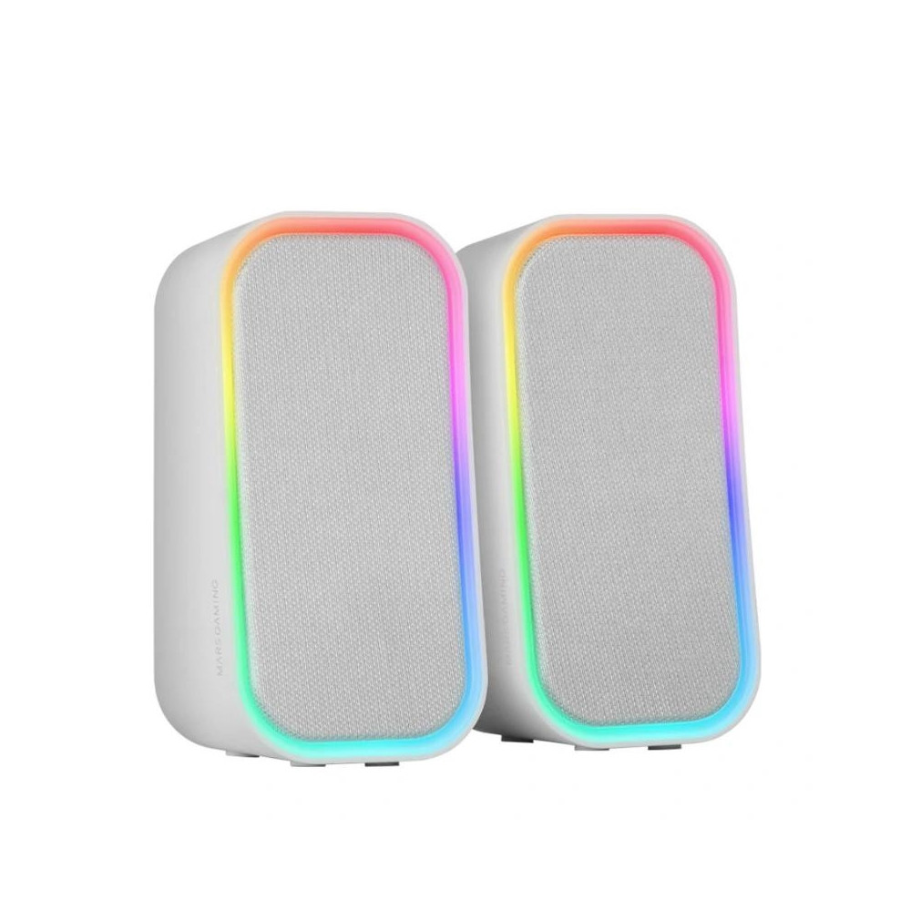 Meta title-MARS GAMING ALTAVOZ MS-OM BT 20W RGB BLANCO ANDORRA , Audio ANDORRA , Altavoces 2.0 ANDORRA , 8435693104582 ANDORRA ,