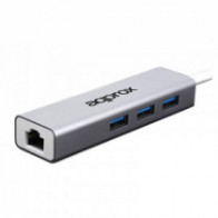 Meta title-APPROX APPC07GHUB ADAPTADOR USB 3.0 GIGABIT + HUB ANDORRA , Adaptadores red ANDORRA , Red cableada ANDORRA , 84350995