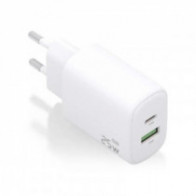 Meta title-AISENS CARGADOR GAN 25W USB-C PD 3.0 USB-A QC3.0 ANDORRA , Accesorios Telefonía ANDORRA , Cargadores ANDORRA , 843573