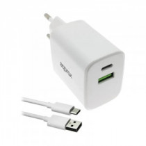 Meta title-APPROX CARGADOR 35W QC 1 X USB A+ 1 X USB C+CABLE ANDORRA , Accesorios Telefonía ANDORRA , Cargadores ANDORRA , 84350