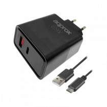Meta title-APPROX CARGADOR 65W QC 1 X USB A+ 1 X USB C+CABLE ANDORRA , Accesorios Telefonía ANDORRA , Cargadores ANDORRA , 84350