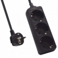 Meta title-EWENT EW3959 REGLETA 3 TOMAS NEGRO ANDORRA , Accesorios Eléctricos ANDORRA , Regletas ANDORRA , 8054392612541 ANDORRA