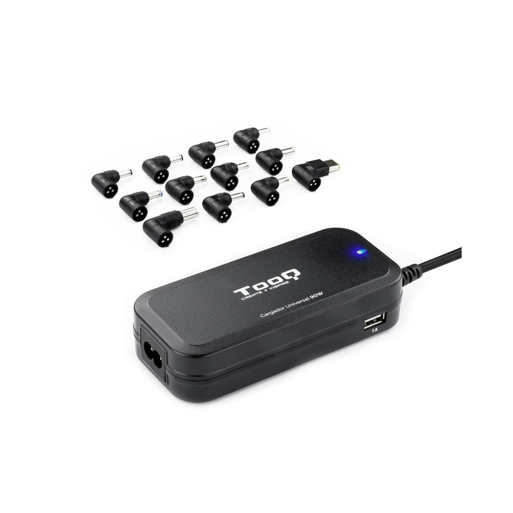 Meta title-TOOQ CARGADOR UNIVERSAL PORTÁTIL AUTOMÁTICO 90W ANDORRA , Accesorios Portátil ANDORRA , Cargador para Portátil ANDORR