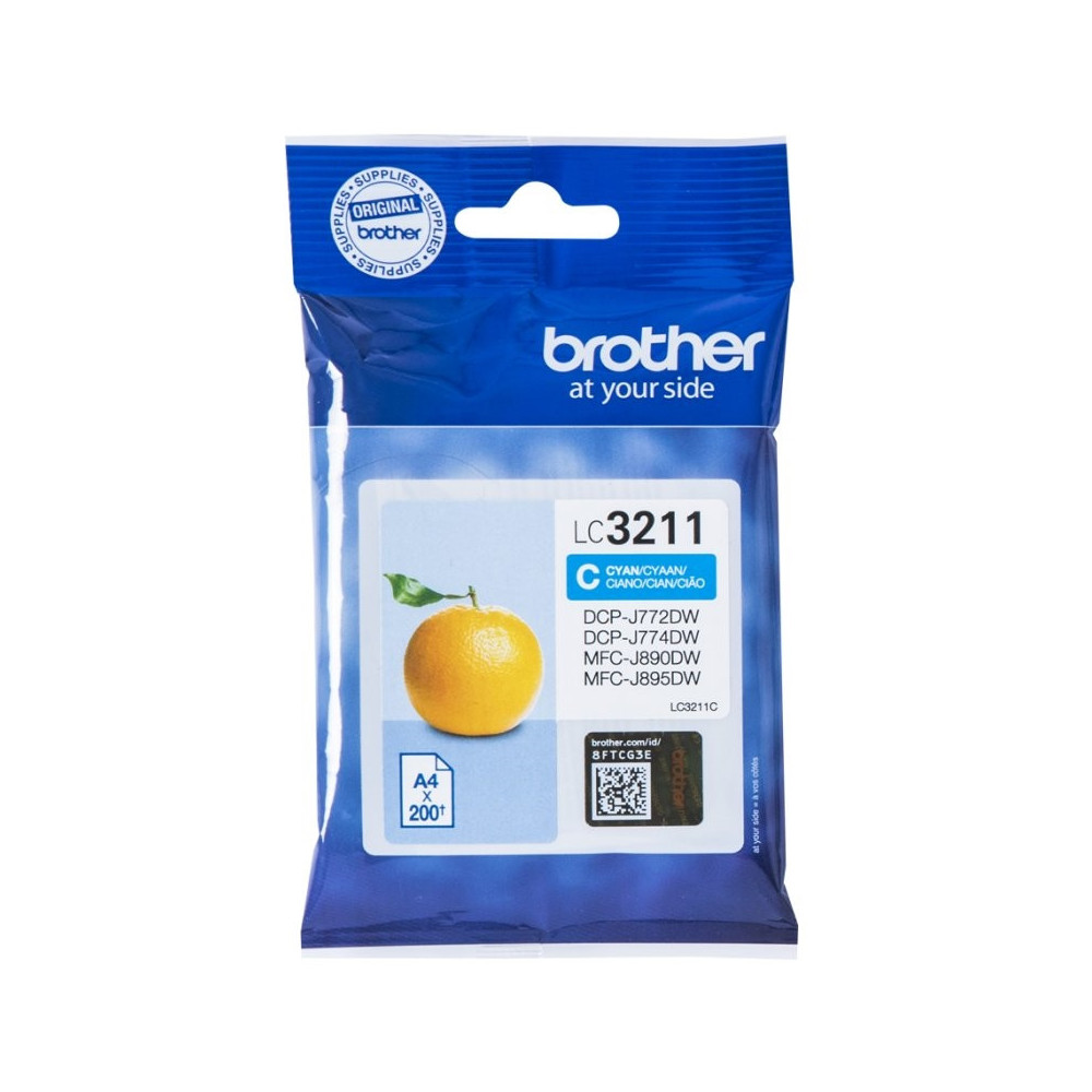 Meta title-BROTHER CARTUCHO LC3211C CYAN  BLISTER ANDORRA , Consumibles Impresión ANDORRA , Cartuchos tinta original ANDORRA , 4