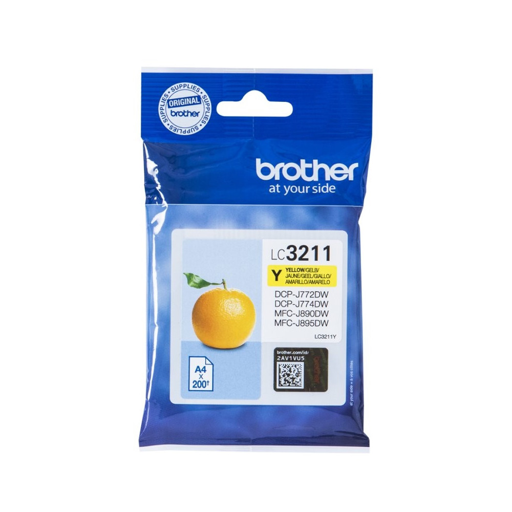Meta title-BROTHER CARTUCHO LC3211Y AMARILLO  BLISTER ANDORRA , Consumibles Impresión ANDORRA , Cartuchos tinta original ANDORRA