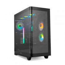 Meta title-NOX SEMITORRE HUMMER ETHER CRISTAL CURVO NEGRO ANDORRA , Cajas y fuentes ANDORRA , Semitorre y Miditorre ANDORRA , 84